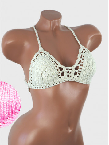 Crossback Bralette: Serene Harmony - Топ В'язаний Гачком