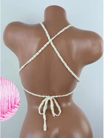 Crossback Bralette: Serene Harmony - Топ В'язаний Гачком