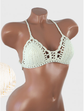 Crossback Bralette: Serene Harmony - Топ В'язаний Гачком