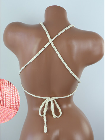 Crossback Bralette: Serene Harmony - Топ В'язаний Гачком