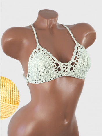 Crossback Bralette: Serene Harmony - Топ В'язаний Гачком