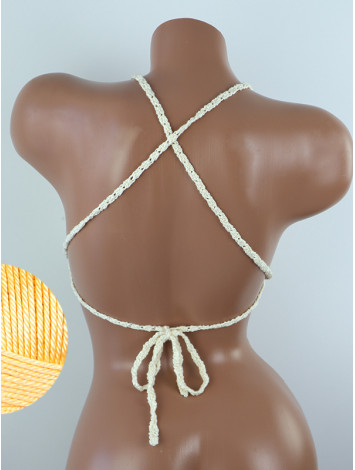 Crossback Bralette: Serene Harmony - Топ В'язаний Гачком