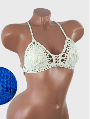 Crossback Bralette: Serene Harmony - Топ В'язаний Гачком