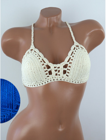 Crossback Bralette: Serene Harmony - Топ В'язаний Гачком