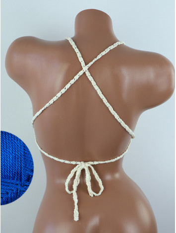 Crossback Bralette: Serene Harmony - Топ В'язаний Гачком