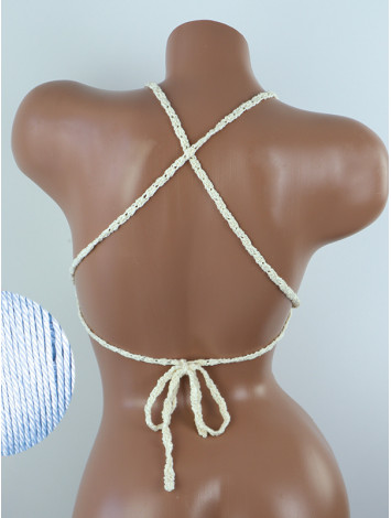 Crossback Bralette: Serene Harmony - Топ В'язаний Гачком