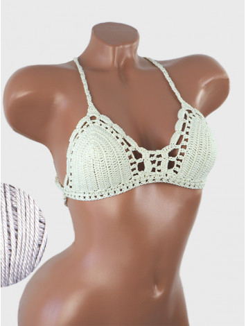 Crossback Bralette: Serene Harmony - Топ В'язаний Гачком