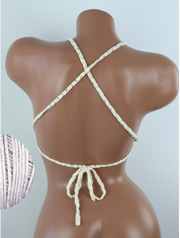 Crossback Bralette: Serene Harmony - Топ В'язаний Гачком