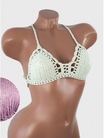 Crossback Bralette: Serene Harmony - Топ В'язаний Гачком