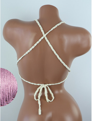 Crossback Bralette: Serene Harmony - Топ В'язаний Гачком