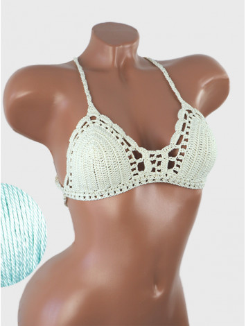 Crossback Bralette: Serene Harmony - Топ В'язаний Гачком