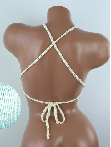 Crossback Bralette: Serene Harmony - Топ В'язаний Гачком