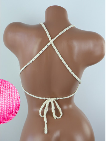 Crossback Bralette: Serene Harmony - Топ В'язаний Гачком