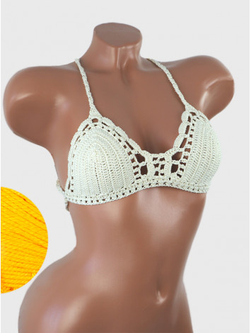 Crossback Bralette: Serene Harmony - Топ В'язаний Гачком