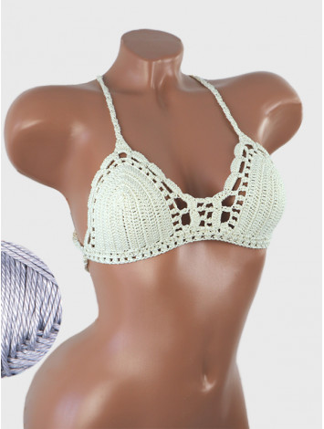 Crossback Bralette: Serene Harmony - Топ В'язаний Гачком