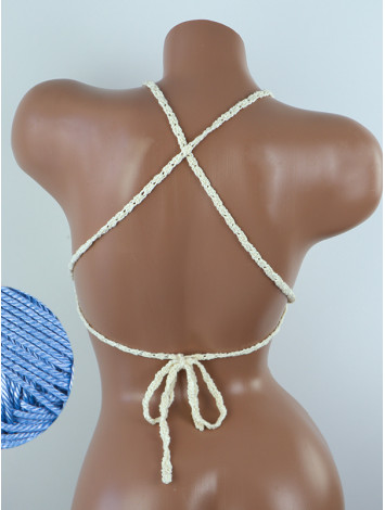 Crossback Bralette: Serene Harmony - Топ В'язаний Гачком