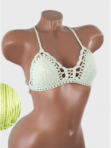 Crossback Bralette: Serene Harmony - Топ В'язаний Гачком