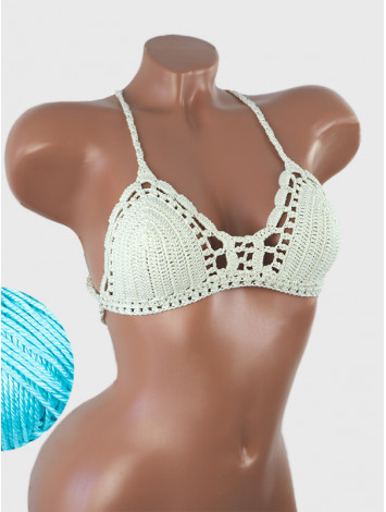 Crossback Bralette: Serene Harmony - Топ В'язаний Гачком