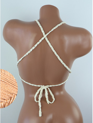 Crossback Bralette: Serene Harmony - Топ В'язаний Гачком