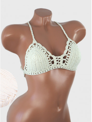 Crossback Bralette: Serene Harmony - Топ В'язаний Гачком