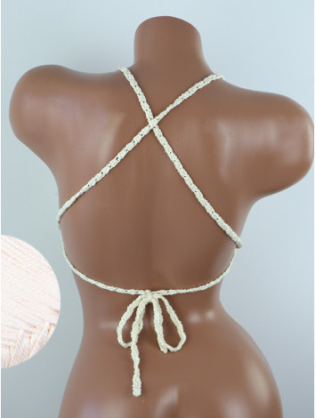 Crossback Bralette: Serene Harmony - Топ В'язаний Гачком