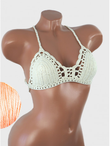 Crossback Bralette: Serene Harmony - Топ В'язаний Гачком