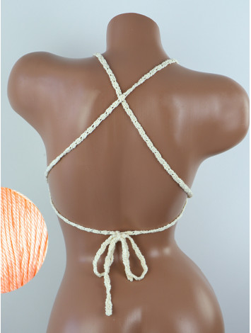 Crossback Bralette: Serene Harmony - Топ В'язаний Гачком