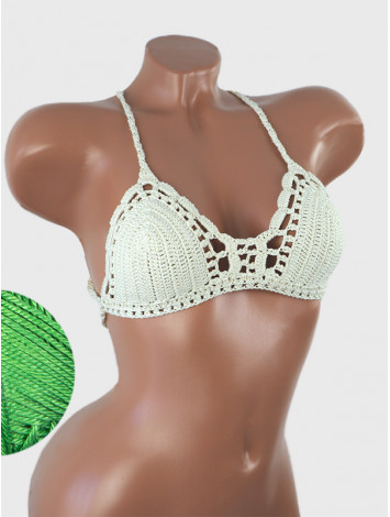 Crossback Bralette: Serene Harmony - Топ В'язаний Гачком