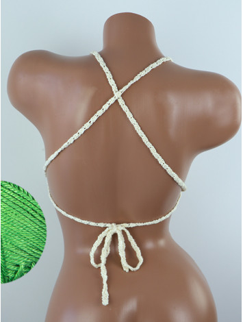 Crossback Bralette: Serene Harmony - Топ В'язаний Гачком