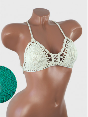 Crossback Bralette: Serene Harmony - Топ В'язаний Гачком