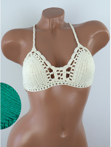 Crossback Bralette: Serene Harmony - Топ В'язаний Гачком