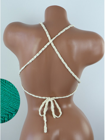 Crossback Bralette: Serene Harmony - Топ В'язаний Гачком