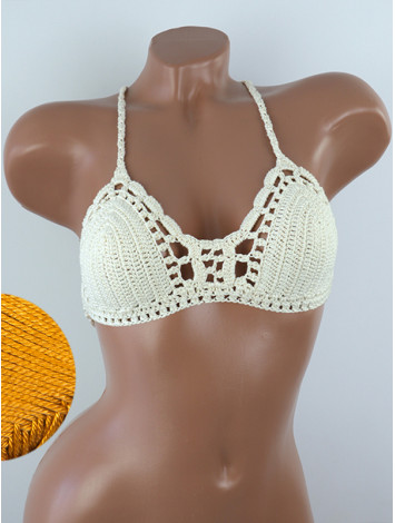 Crossback Bralette: Serene Harmony - Топ В'язаний Гачком