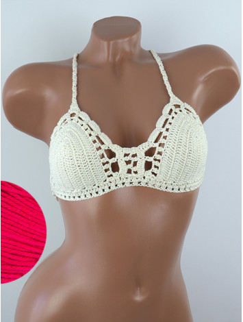 Crossback Bralette: Serene Harmony - Топ В'язаний Гачком