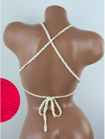 Crossback Bralette: Serene Harmony - Топ В'язаний Гачком