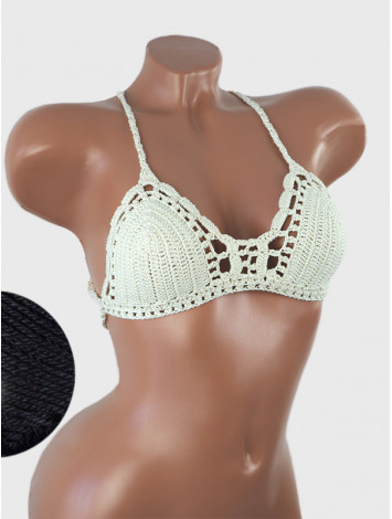 Crossback Bralette: Serene Harmony - Топ В'язаний Гачком