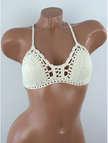 Crossback Bralette: Serene Harmony - Топ В'язаний Гачком