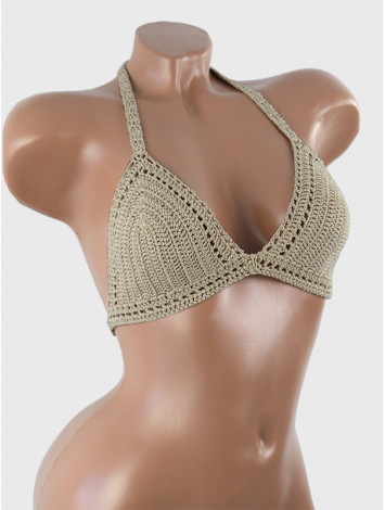 Refined and Beauty: The Art of Graceful - Crochet Bikini Top