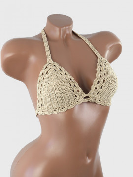 Beyond Rhythms: Dance of Journey - Crochet Bikini Top