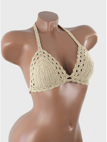 Beyond Rhythms: Dance of Journey - Crochet Bikini Top