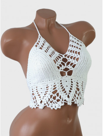 The Realm of Secrets: Riddles and Illusions - Crochet Bikini Top