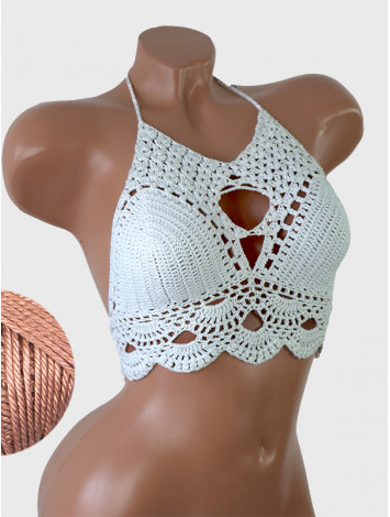 Murmuring Garden: Petal-Soft Secrets - Топ В'язаний Гачком