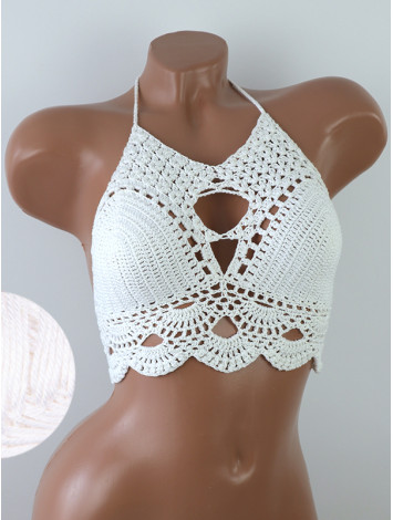 Murmuring Garden: Petal-Soft Secrets - Топ В'язаний Гачком