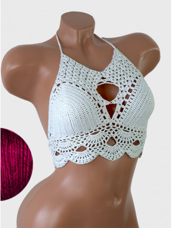 Murmuring Garden: Petal-Soft Secrets - Топ В'язаний Гачком