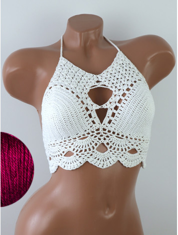 Murmuring Garden: Petal-Soft Secrets - Топ В'язаний Гачком