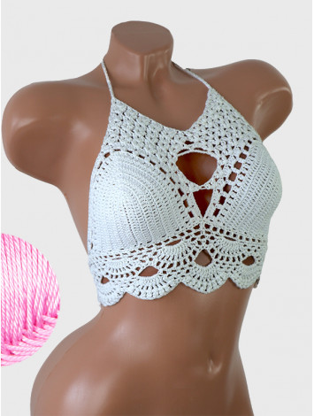 Murmuring Garden: Petal-Soft Secrets - Топ В'язаний Гачком