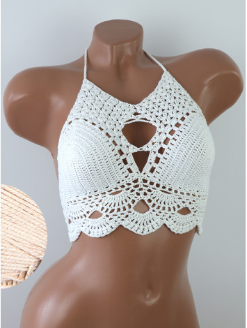 Murmuring Garden: Petal-Soft Secrets - Топ В'язаний Гачком