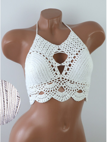 Murmuring Garden: Petal-Soft Secrets - Топ В'язаний Гачком