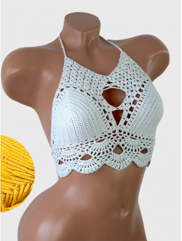 Murmuring Garden: Petal-Soft Secrets - Топ В'язаний Гачком