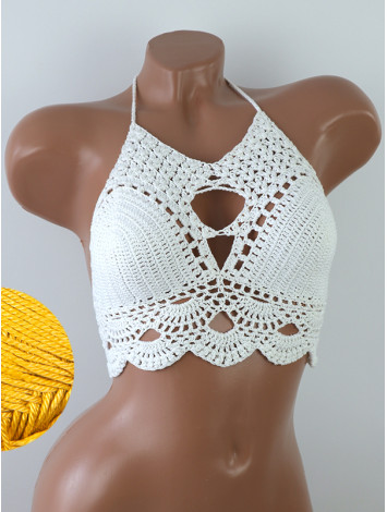 Murmuring Garden: Petal-Soft Secrets - Топ В'язаний Гачком